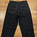 Vintage 90s Anchor Blue Black Baggy Denim Jeans Size 38x32 Men Skater