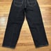 Vintage 90s Anchor Blue Black Baggy Denim Jeans Size 38x32 Men Skater