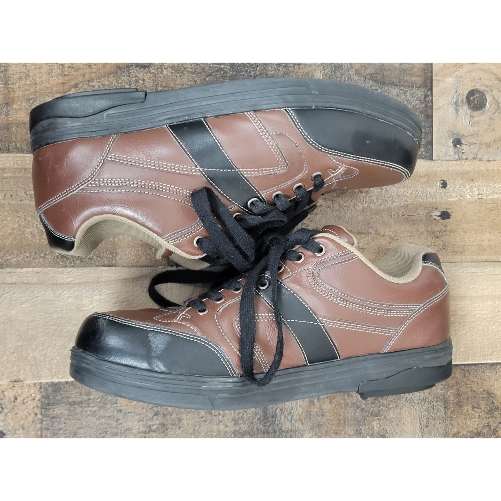 GDefy Gravity Defyer 11.5 Perfect Fit Brown Black Inner Spring Shoes TB8094B-W