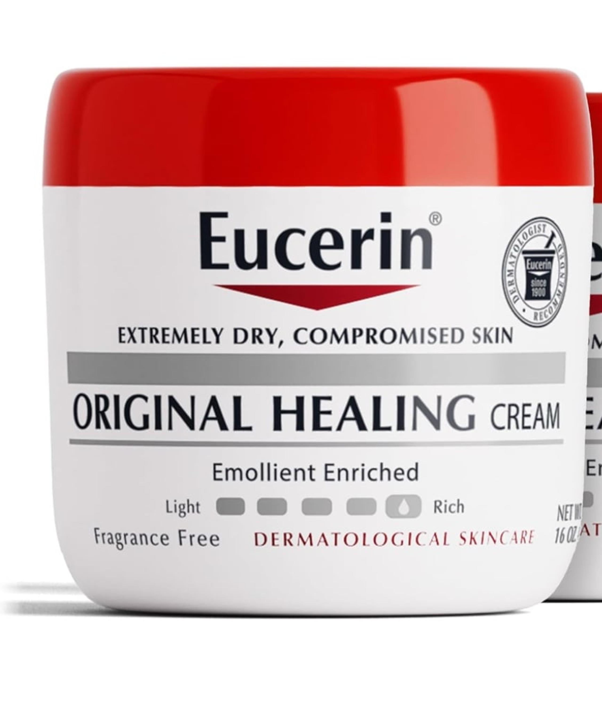 Eucerin Original Healing Cream, Fragrance Free Body Cream for Dry Skin