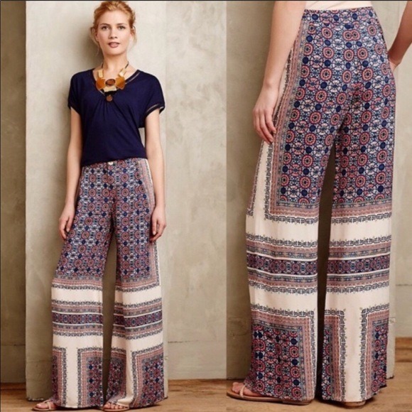 Anthropologie Elevenses Yida Floral Pant