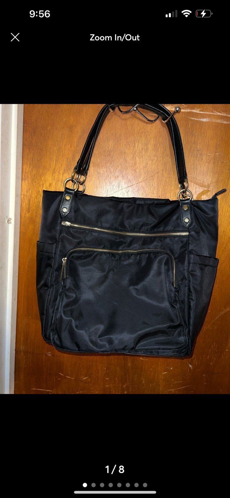 Olivia + Joy Nylon LG carryall Tote