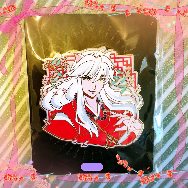 Inuyasha: Red Portrait FANTASY Pin LE; anime, protagonist, hero, demon, manga