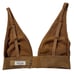 SKIMS Cotton Rib Plunge Bralette + Thong Set Camel Womens XXS