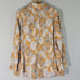 ELOQUII Women's Plus Size Yellow/White Double Breasted Jacket Sz 24 Pockets Line