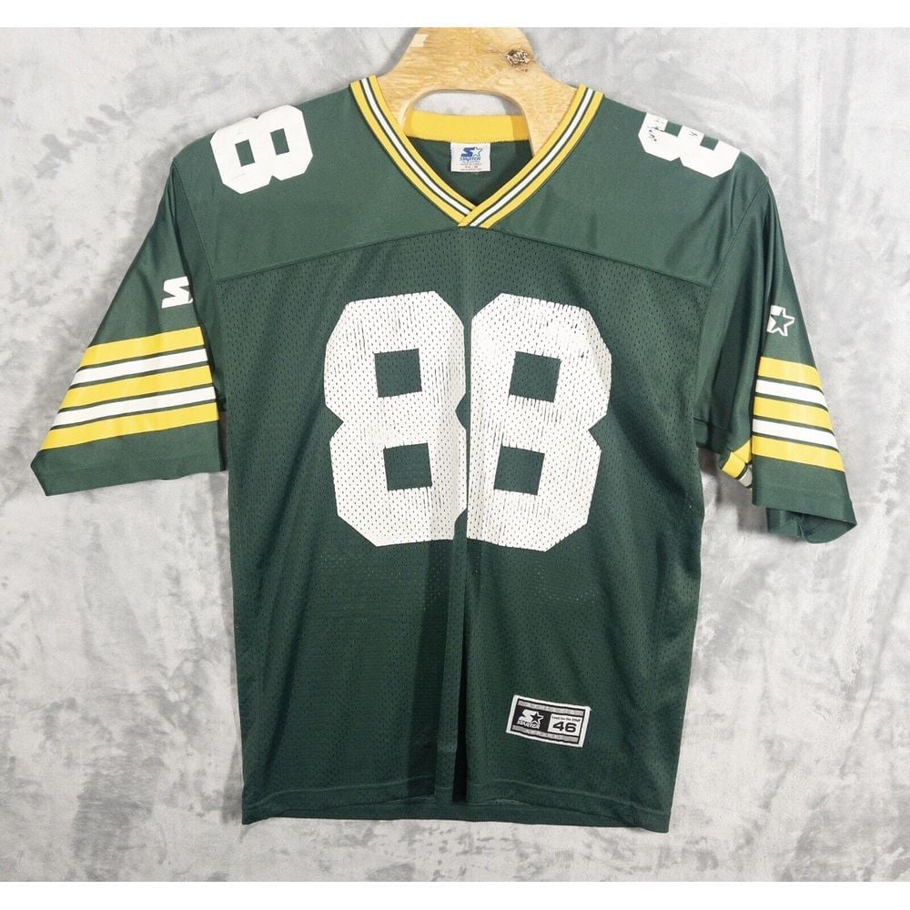 Vintage 1995 Starter Green Bay Packers Keith Jackson Jersey Mens 48