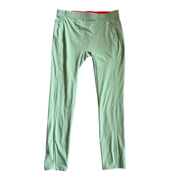 Tracksmith Tights Athletic Womens Green Large Pants