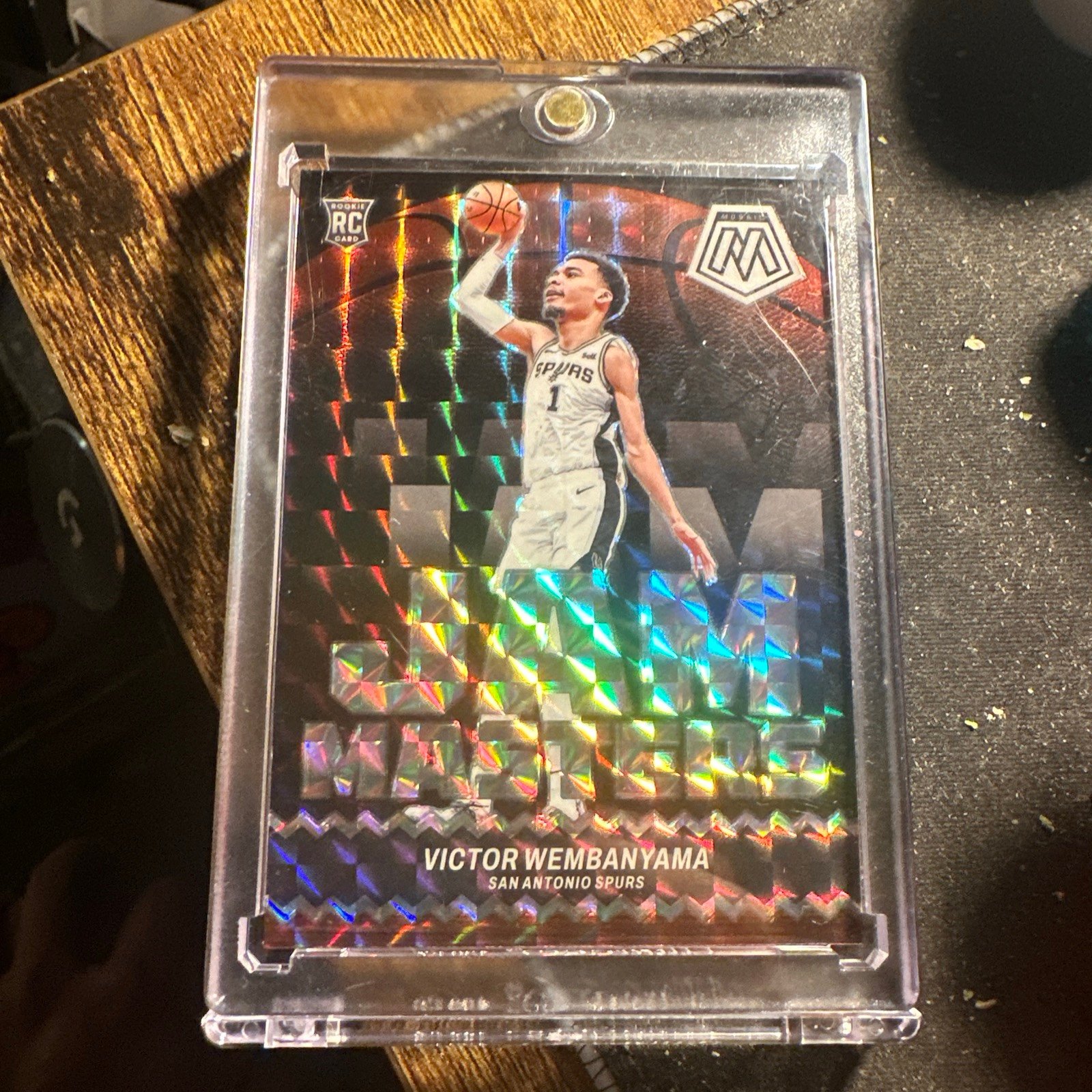 2023-24 Panini Mosaic Victor Wembanyama Silver Prizm Jam Masters RC #3 Spurs
