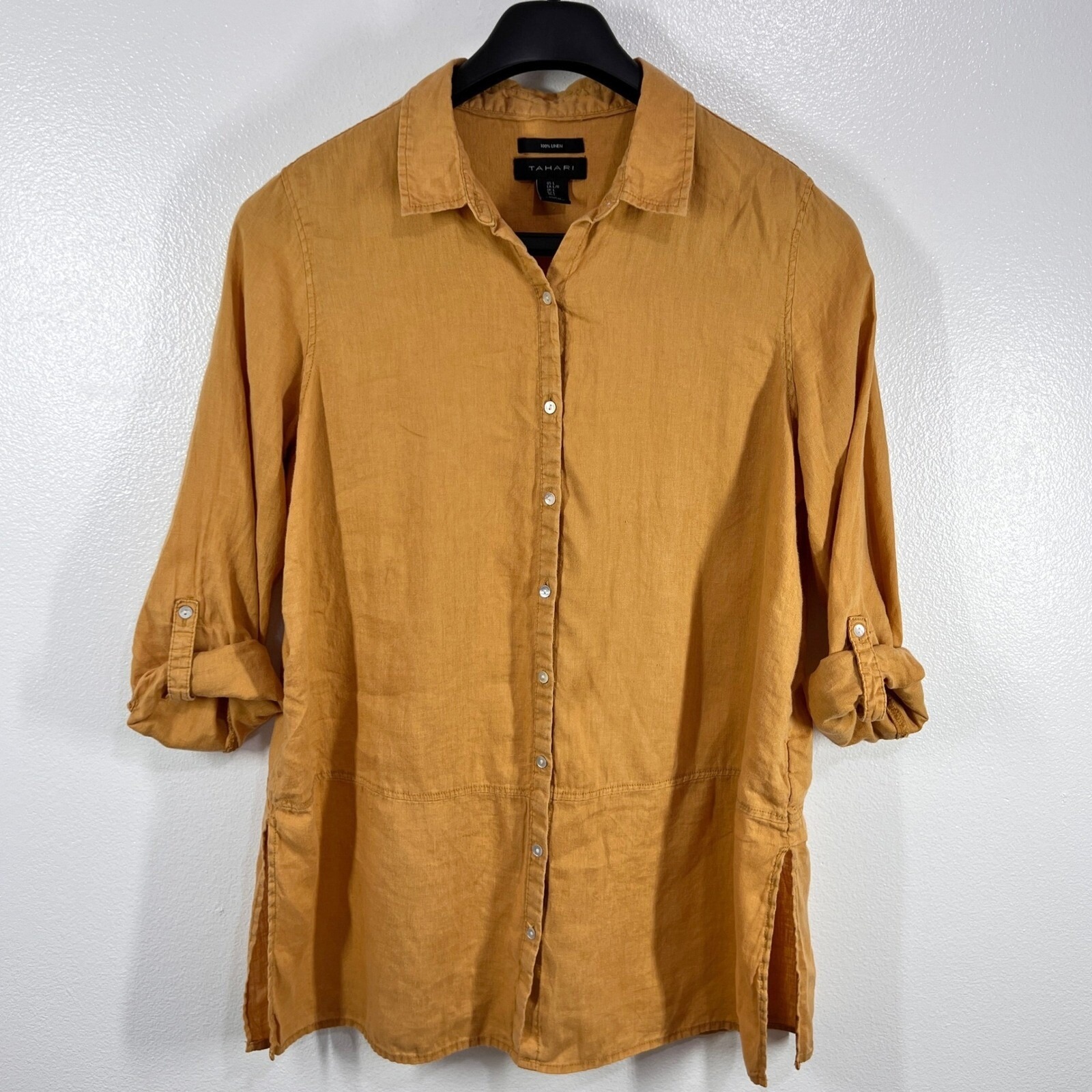3/4 Sleeve Linen Shirts For Women Casual 2024 Barbados | Ubuy
