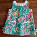 Lilly Pulitzer Sand Paradise Infant Girls Shift Dress with Bloomers 12-18 MTHS