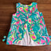 Lilly Pulitzer Sand Paradise Infant Girls Shift Dress with Bloomers 12-18 MTHS