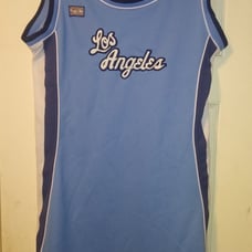 Los Angeles Lakers NBA Hardwood Dress L