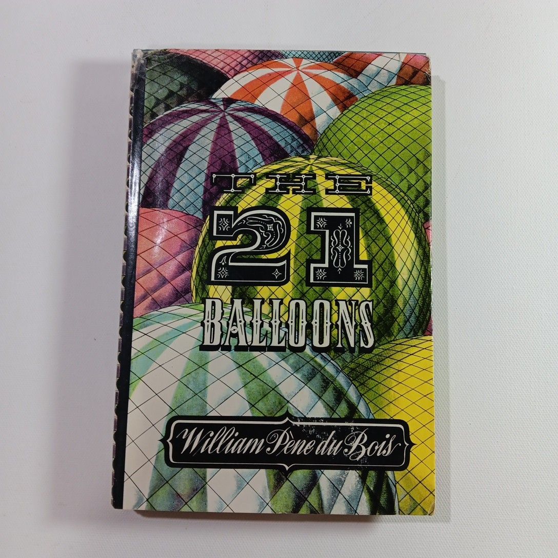 The 21 Balloons Vintage Book Club Edition Hardcover Book
