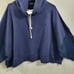 Polo By Ralph Lauren Women's Blue Crop Sweater/Hoodie Size 2XL 101924-0933