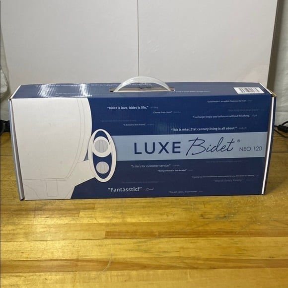 LUXE Bidet NEO 120 Non-Electric Bidet Toilet Attachment Self-Cleaning Nozzle