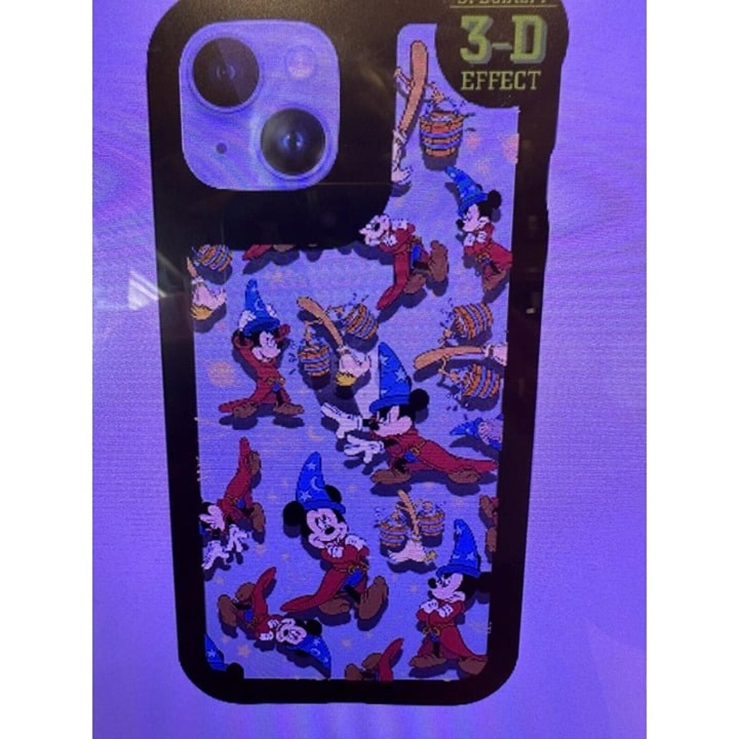 Disney Parks D-Tech iPhone 14 and 15 Case Cover NEW Sorcerer Mickey