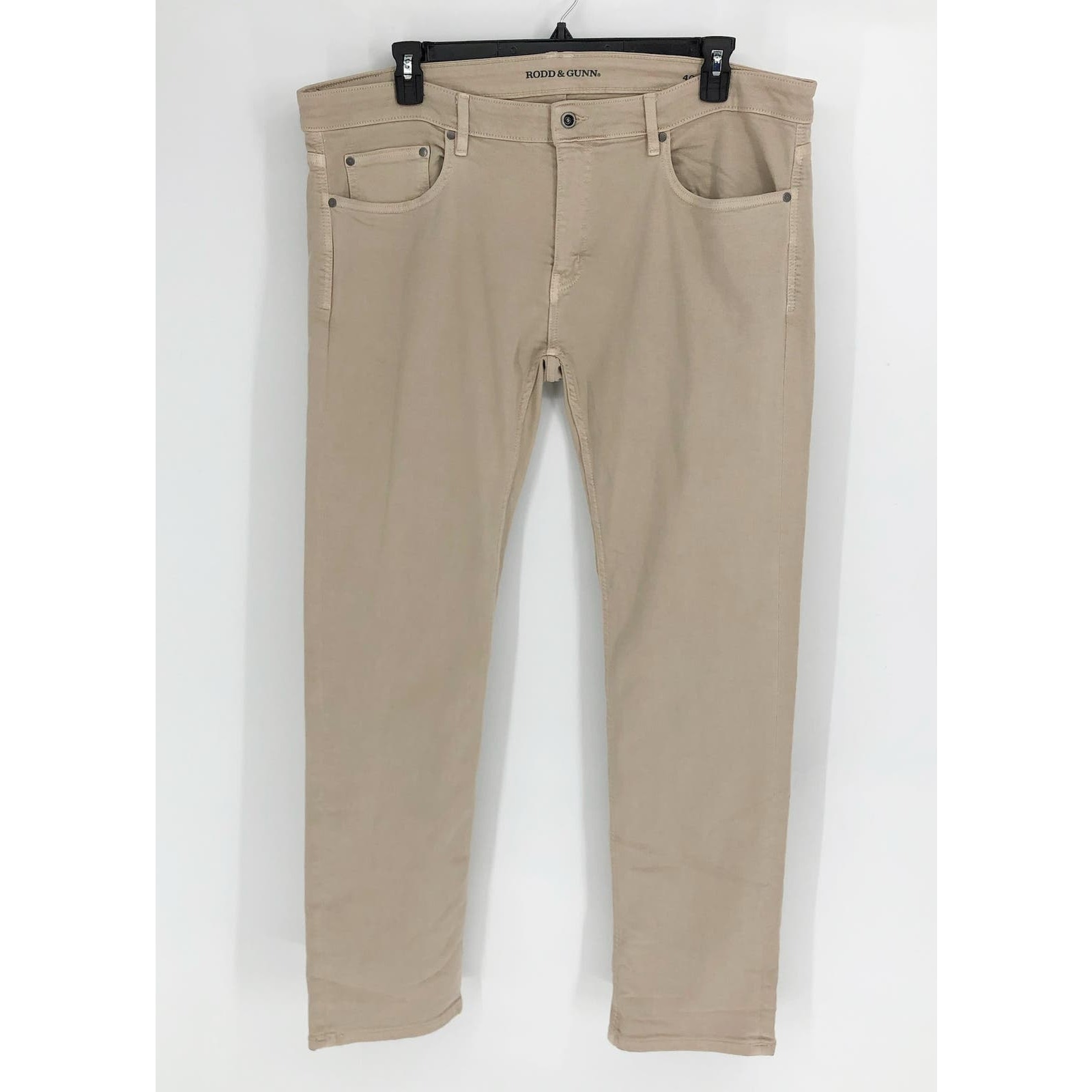RODD & GUNN Men's Five Pocket Pants 40x33 Khaki Slim Fit