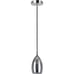 Aspen Creative 61077-1 One-Light Mini Pendant Chrome Finish 4.25 x 80.5