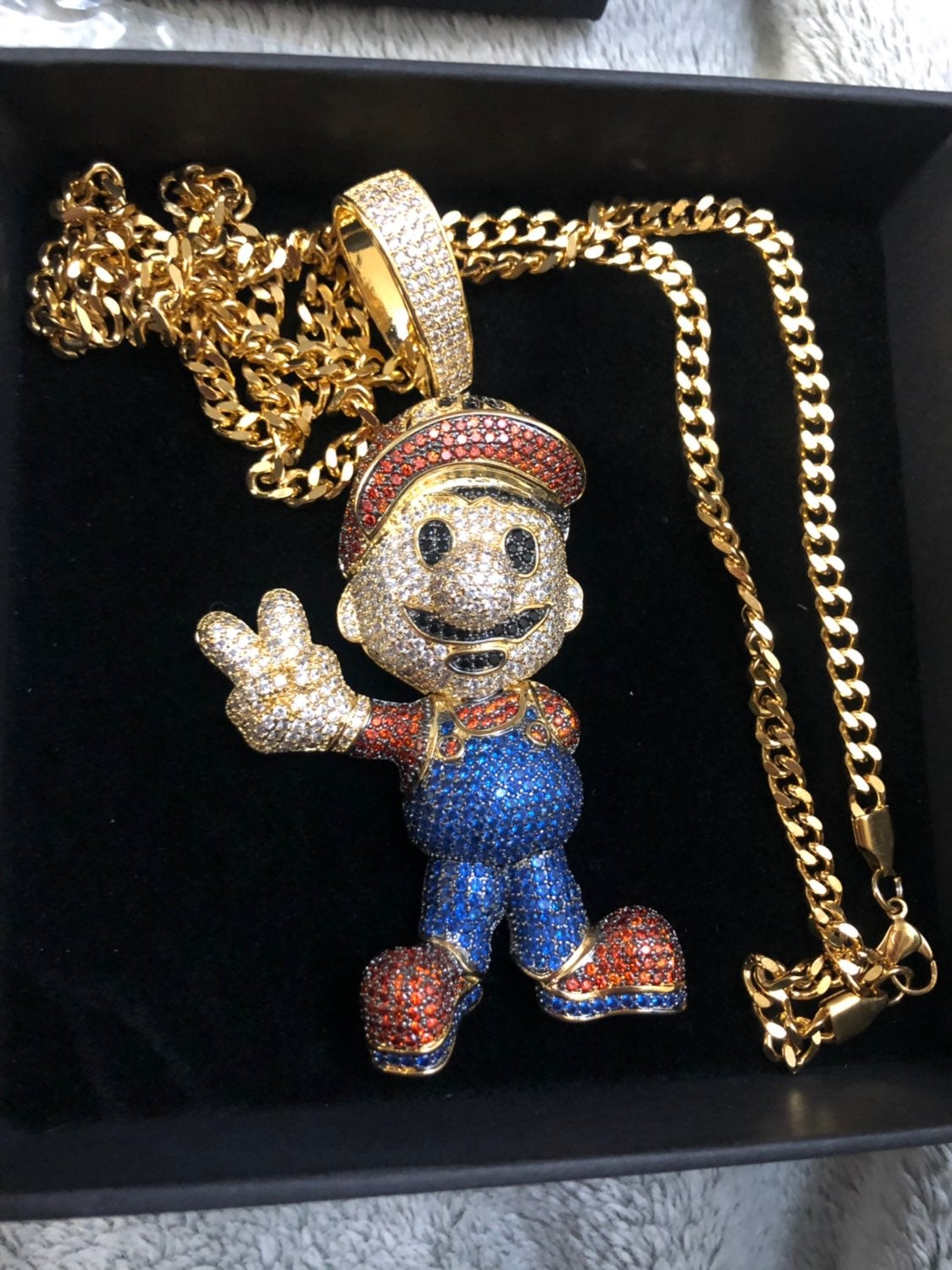 Mario Custom Made 18k Gold Played 24” Ch