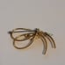 Vintage Krementz Gold Tone Simulated Pearls Brooch