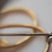Vintage Krementz Gold Tone Simulated Pearls Brooch