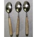 3 Towle Palisander Rosewood Teaspoons Lauffer Norway Set of 3 MCM Vintage