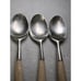3 Towle Palisander Rosewood Teaspoons Lauffer Norway Set of 3 MCM Vintage