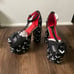 Dolls Kill Trickz N' Treatz All Over Bat Print T Strap Platform Heels - Black