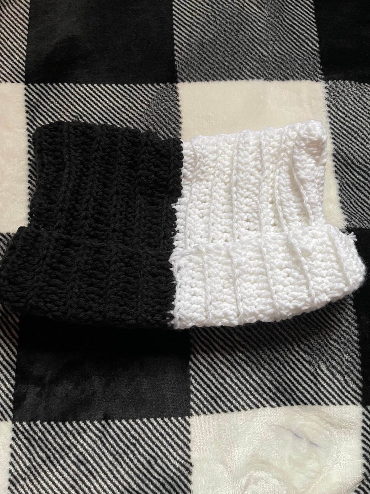 Handmade crochet cat ear beanie