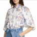 Rebecca Taylor Short Sleeve Silk Toile T