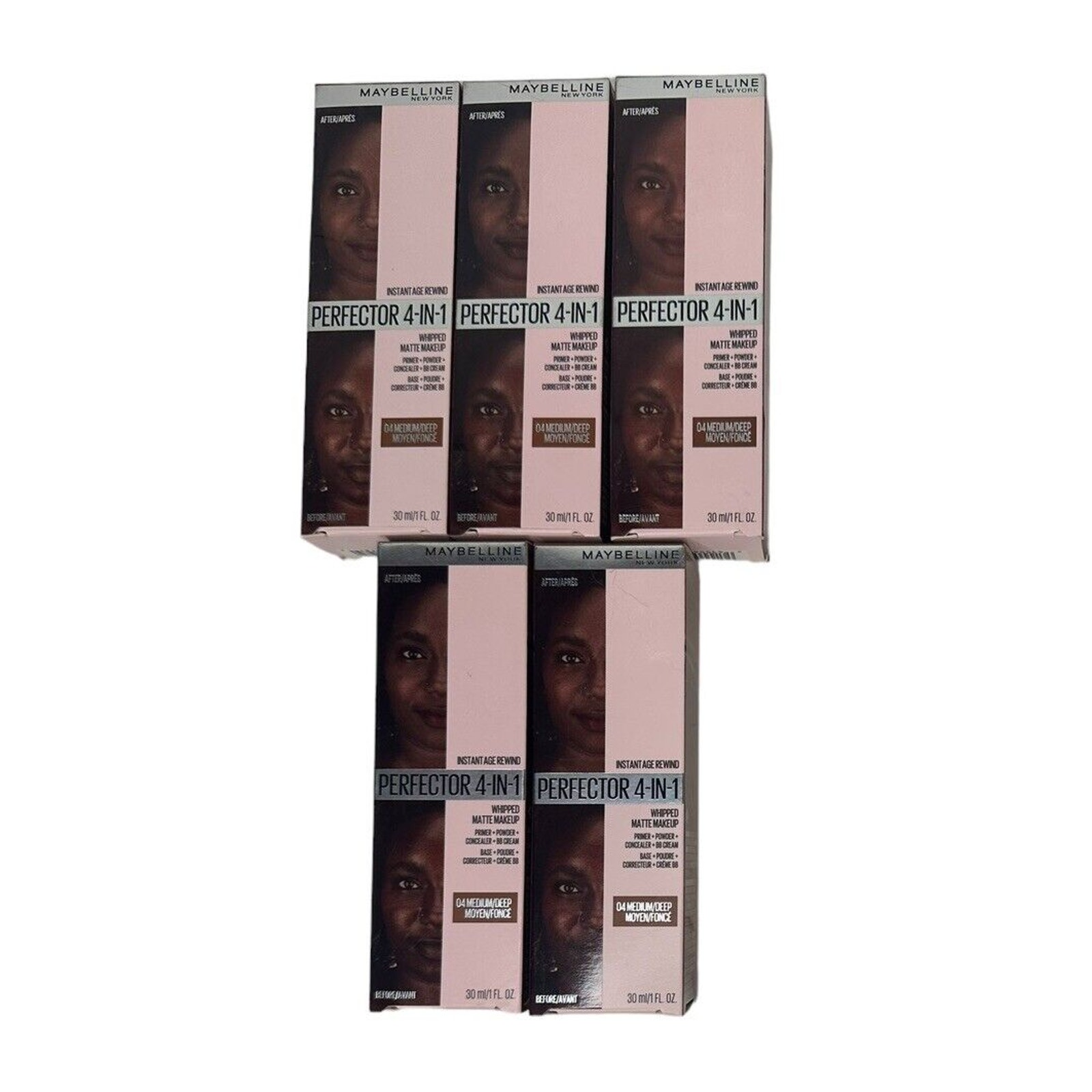 Maybelline Instant Age Rewind Perfector 4-In-1 Whipped Matte Makeup 04 Med Deep