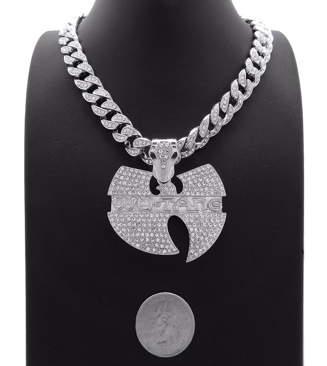 WU-TANG PENDANT &18 MIAMI CUBAN CHAIN