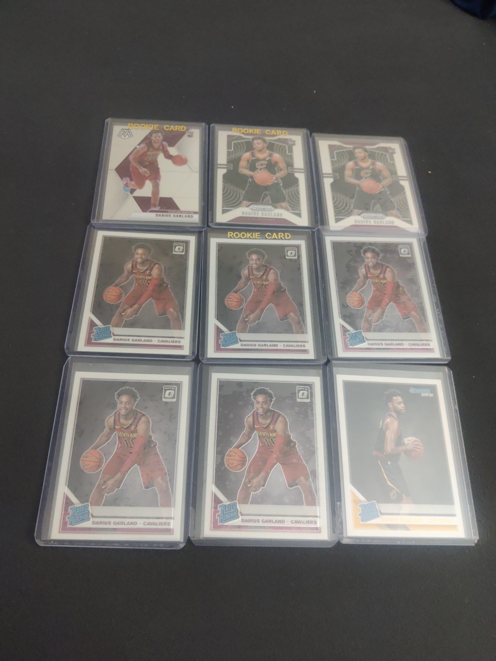 Darius Garland Donruss Optic Prizm Mosaic Rookie Card Lot