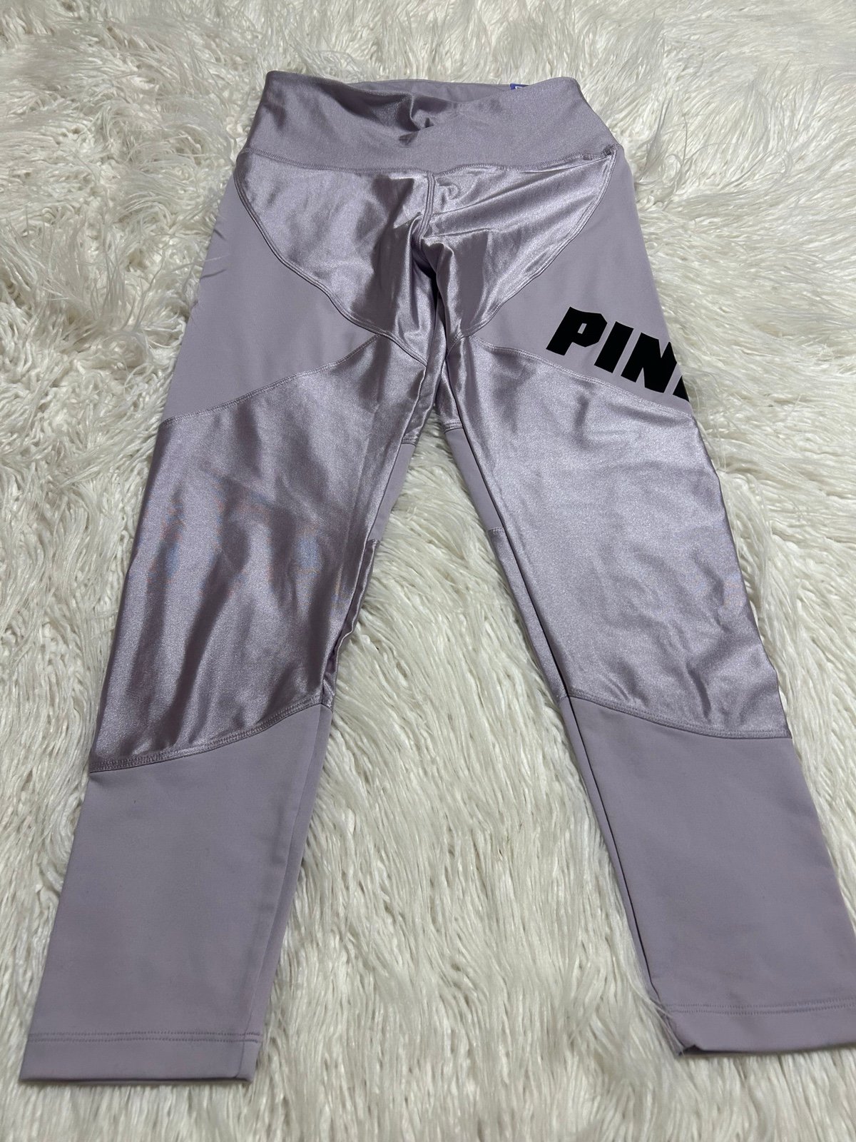 VICTORIA SECRET PINK ULTIMATE SHINE YOGA SPORT LEGGINGS Sz M