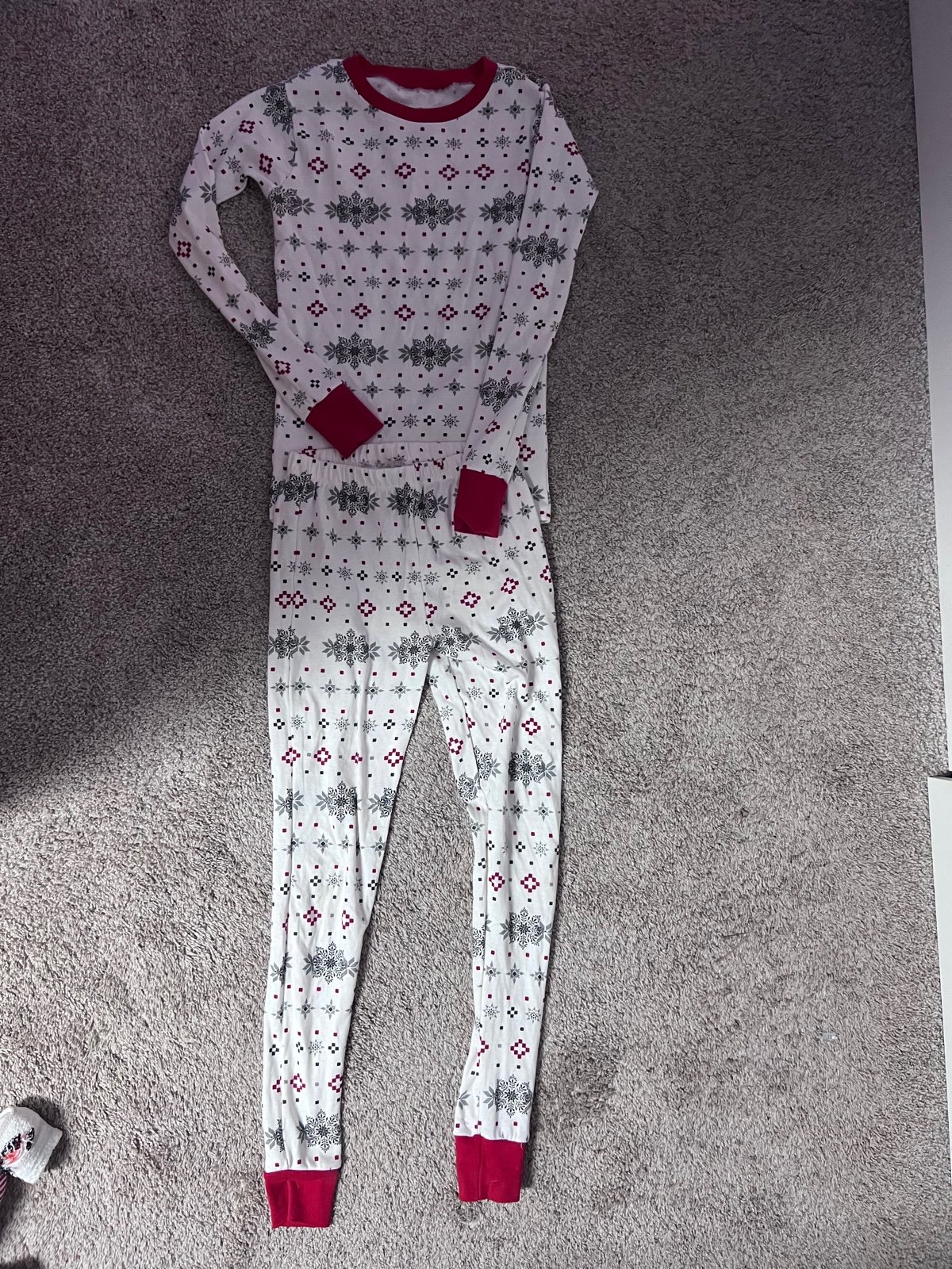Honest Brand Family matching Christmas pjs