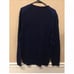 Club Room Mens Blue Merino Wool Pullover Sweater V-Neck Sweatshirt Size L NWT