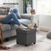 Cube Storage Ottoman, Bedroom Bench with Storage, Foot Stool 15 Inches