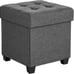 Cube Storage Ottoman, Bedroom Bench with Storage, Foot Stool 15 Inches