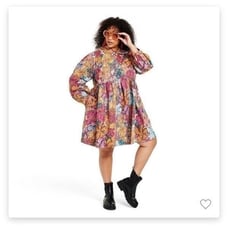 Kika Vargas X Target Anemone Floral Mini Dress NWT