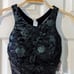 Lululemon Wunder Train Long Line Bra Size 2 Flourish Black Iridescent Foil NWT