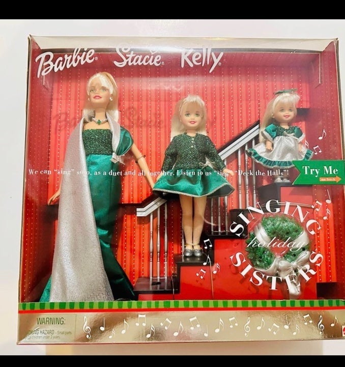 Singing Barbie doll sisters Barbie, Stacie and Kelly
