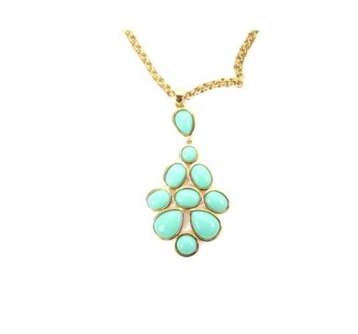 TRINA TURK Stone Studded Gold Necklace