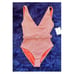 New! ONIA Michelle Striped Rib Belted One Piece Swimsuit