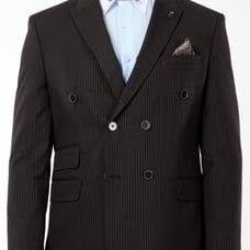 Double Breasted Pinstripe Suit 36R x 30W