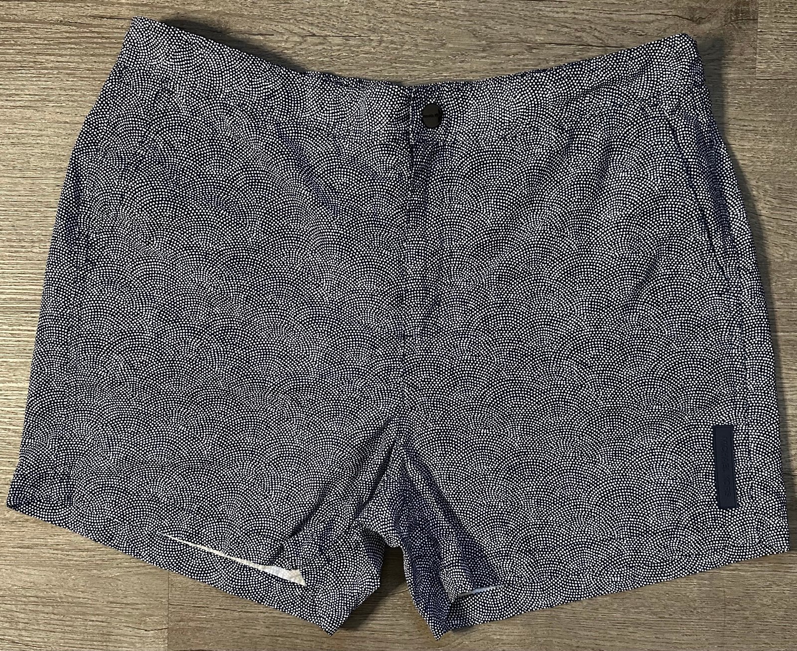 Michael Kors Navy Pattern Swim Shorts Size Large