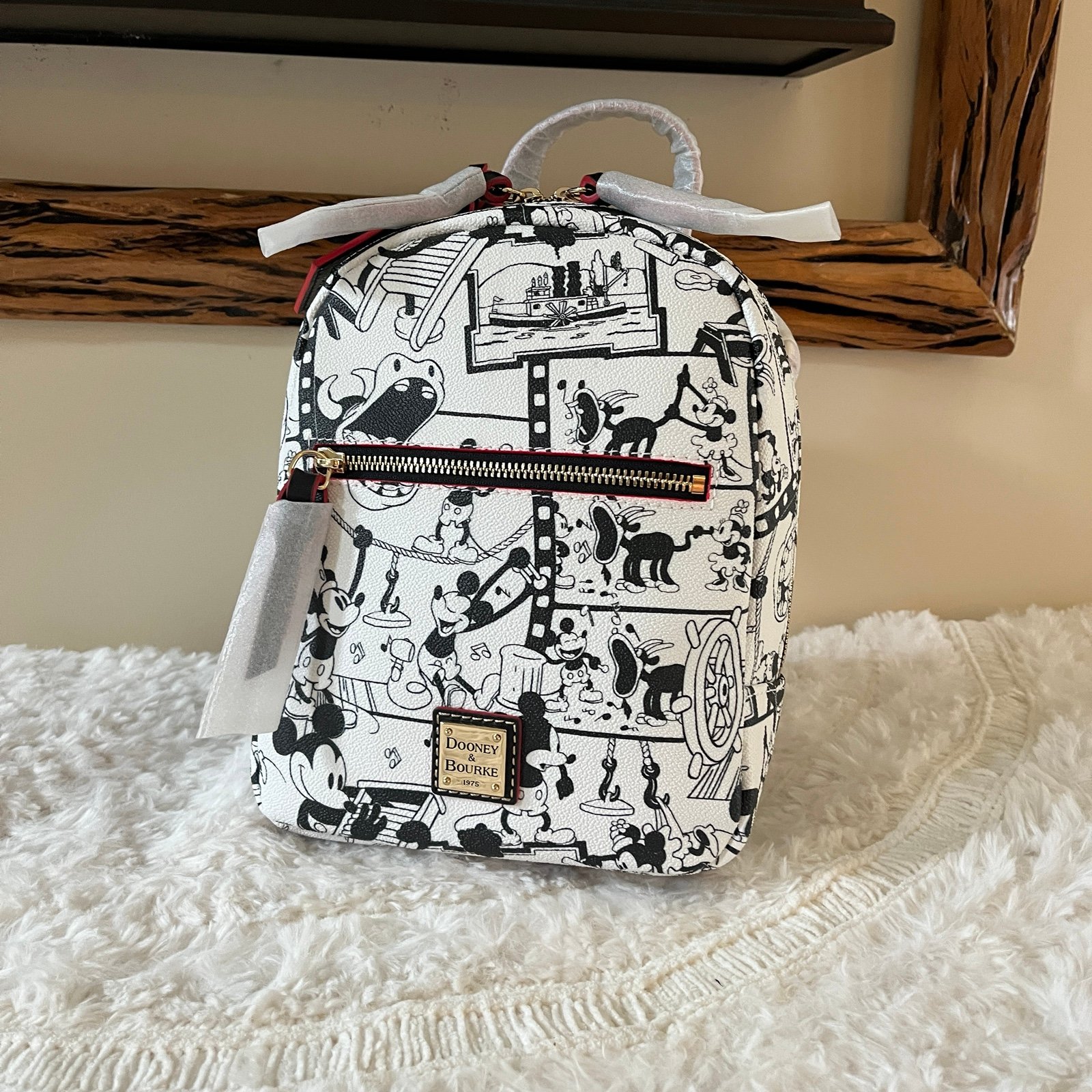 Dooney & Bourke Disney Steamboat Willie Mickey Mouse Mini Backpack