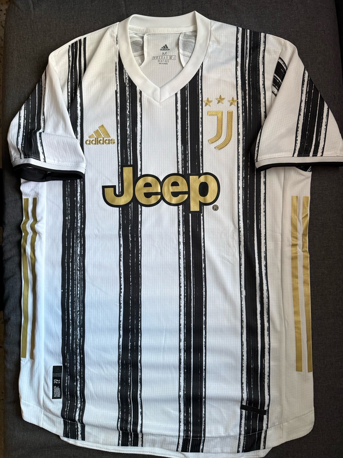 Adidas Juventus 20/21 Authentic Home Soccer Football Jersey