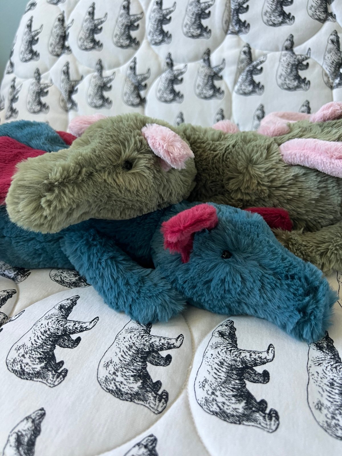 Jellycat Dragon Bundle BNWT - Malachy Dragon and Dexter Dragon Large
