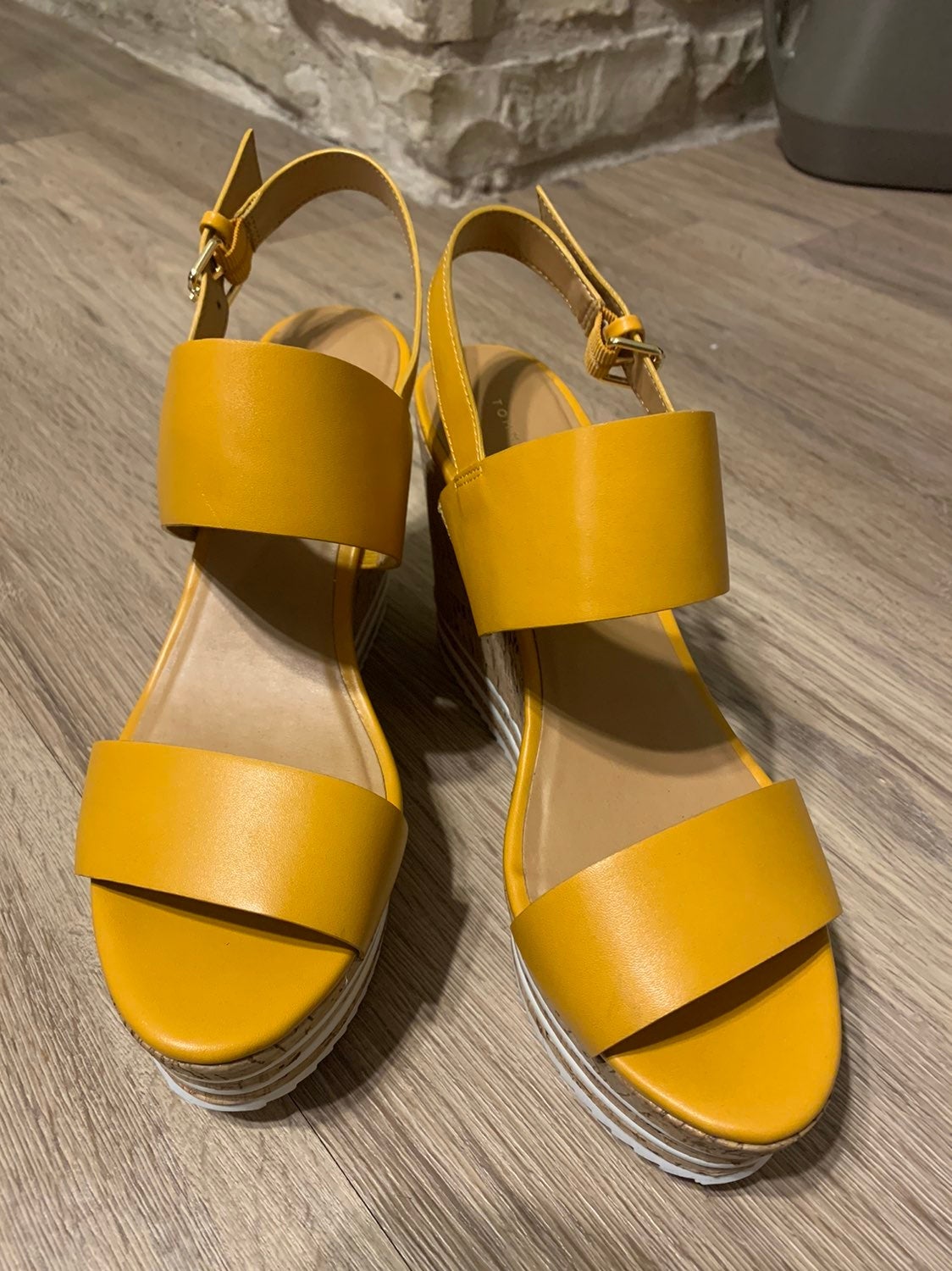 Tommy Hilfiger Yellow Briley Wedges