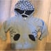 Paperwings organic reversible bat Halloween hoody